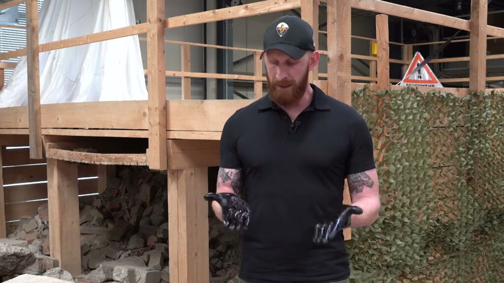 Taktische Medizin - Schwarze Handschuhe